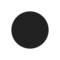 Black Circle emoji on Google
